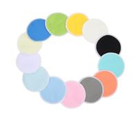Soft Nature Curve Reusable Leakage Proof Bamboo Nursing Pads Set, Absorbent and Comfortable for Breastfeeding Mothers, Storage Bag for On-The-Go, Laundry Bag Included