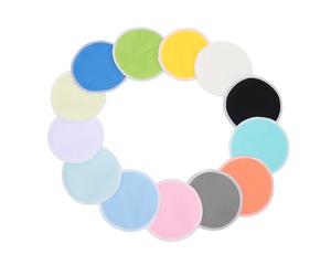 Soft Nature Curve Reusable Leakage Proof Bamboo Nursing Pads Set, Absorbent and Comfortable for Breastfeeding Mothers, Storage Bag for On-The-Go, Laundry Bag Included