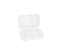 Soft Noise Cancelling Silicone Gel Earplugs for Sleeping Airplane Reusable Moldable Waterproof Swimming Ear Protection Ear Plugs(1 Box(6pcs)-Gel)