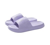 Soft Non Slip Slippers With A Like Feel Fashionable And Comfortable Bathroom Home Sandals 1 (Purple-C, 3.5)