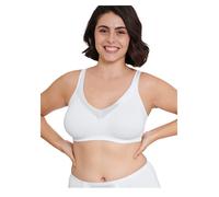 Soft Non-Wired Bra Seamless Front - White 44D