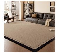 Soft NonSlip Washable Large Area Rug 160x240cm Durable & DirtResistant for Living Room Bedroom Dining Room Home OfficeElegant Brown Design