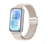 Soft Nylon Magnetic Wristband for Huawei Band 11/11 Pro, Comfortable Replacement Strap with Secure Clasp, Breathable Sports Armband (Starlight)