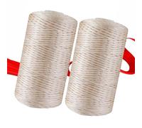 Soft Nylon Yarn for Knitting - 2pcs Crochet Raffia Yarn for Bags, Hats, Summer Crafts, Handmade Knitting, DIY Crochet Projects, Thick and Flexible Thread