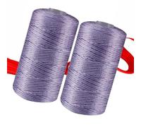 Soft Nylon Yarn for Knitting - 2pcs Crochet Raffia Yarn for Bags, Hats, Summer Crafts, Handmade Knitting, DIY Crochet Projects, Thick and Flexible Thread