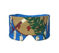 Soft Oklahoma State Flag Print Eyes Cover with Adjustable Strap for Sleeper Night Sleeping Work Nap and Yoga