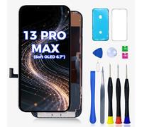 Soft OLED for iPhone 13 Pro Max Screen Replacement A2643 for iPhone 13 Pro Max LCD Display A2484 A2641 A2644 A2645 Screen Digitizer 3D Touch Assembly Repair Part