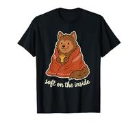 Soft on the Inside Cozy Wolf Lover Animal Wildlife Nature T-Shirt