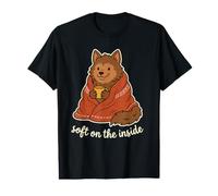 Soft on the Inside Cozy Wolf Lover Animal Wildlife Nature Value Graphic T-Shirt