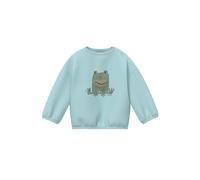 Soft Oversized Sweatshirt with Front Print Baby s.Oliver Turquoise 18 mois