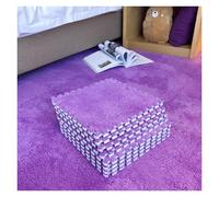 Soft P Foam Floor Mat 60pcs, Interlocking Exercise Tiles, EVA Carpet for Kids & Playroom, 30x30 CM, Purple, Non-Toxic, Cushed Puzzle Mat