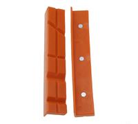 Soft Pad Jaw Rubber Inserts for 4 5 6 Inch Metal Vise Bench Machine Tools Compatible with Mill Clamps and Drill Press Holds Wood Plastic Tubing Secu(Orange F)