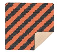 Soft Padded Play Mat Indoor Outdoor Lightweight Baby Kids Toddler Infant Play Mat 50x50 inch Halloween Background