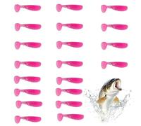 Soft Paddle Tail Lures, Paddletail Swim Lures, Fishing Accessories for Throwing on Small Minnow Trout Sanders Perches Carp