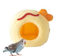 Soft Parakeet Cage Bed - Warm Comfortable Bird Nest Tent, Hammock Sleeping Resting Spot | Cockatiel Lovebird Conure Hamster Bunny Small Animal Indoor Hanging Snuggle Sanctuary