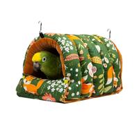 Soft Parakeet Nest House - Comfortable Folding Bird Bed Warm Cockatiel Sleeping Hammock Cuddly Cave Bird Nest Lovebird Canary Finches Parakeets