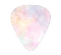 Soft Pastel Bright Colored Calm Abstract The Arts,12 Pcs Guitar Pick,3 Different Thickness Plectrums for Acoustic Guitar Bass Ukulele (0.46mm 0.96mm 0.71mm)