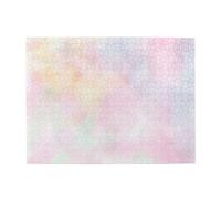 Soft Pastel Bright Colored Calm Abstract The Arts,500 Pieces Puzzles for Adults-Wooden Jigsaw Puzzle for Adults Elderly