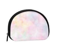 Soft Pastel Bright Colored Calm Abstract The ArtsSmall Makeup Sanitary Napkin Storage Bag,Women's Cosmetic Coin Purse