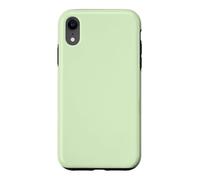 Soft Pastel Green Minimalist Color Artwork Case for iPhone XR