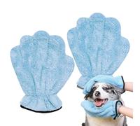 Soft Paw Towel, Quick Drying Pet Glove, Gentle Bathing with Plush Coral Fleece, Multipurpose Grooming Mitt Design, Portable Pet Care Accessory with Lightweight Build, Travel Use for Puppies