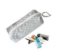 Soft Pencil Case Dot Zipper Soft Stationery Organizer