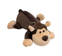 Soft Pencil Case Versatile Cosmetic Bag Stationery Pouch Attractive Student Pencil Case Monkey Print Design 6.69x3.15 inch