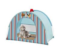 Soft Pet Bed for Dogs and Cats | Waterproof for Cats and Dogs | Washable Foldable Breathable Beds with Air and Ventilation for Small Puppies