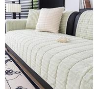 Soft Pet Friendly Sofa Cover, High Gram Flannel Facecloth Fabric, Non-slip For Couch Protection, Sectional, Loveseat, Cat Proof Home Decor Light green 70 * 180cm
