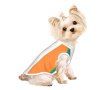 Soft Pet T-Shirt Cute Irish Flag Print Tank Top, Cotton Tees Tank Vest for Small Puppy, Cat & Dog