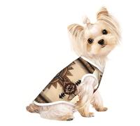 Soft Pet T-Shirt Cute Native American Painting Print Tank Top, Cotton Tees Tank Vest for Small Puppy, Cat & Dog