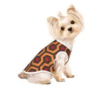 Soft Pet T-Shirt Cute Shining Overlook Print Tank Top, Cotton Tees Tank Vest for Small Puppy, Cat & Dog