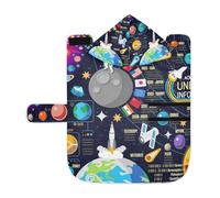 Soft Pet Towel Coat for Dogs Cats, Bath Robe Absorbent Bathrobewith Hood Adjustable Collar & Belly Strap, S Cosmic Space Galaxy Planets Pluto Venus Mars Jupiter