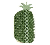 Soft Pineapple Grooming Massager - Face Scratchers Interactive Pet Corner Massage Comb Gentle Comb Grooming Supplies for Indoor Cats Kittens Relaxation Stress Relief and Play Activity