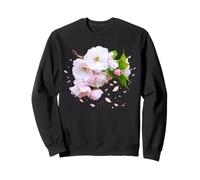 Soft Pink Cherry Blossom Branch Sakura Japan 2 Shapes Mania Sweatshirt