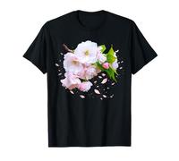 Soft Pink Cherry Blossom Branch Sakura Japan 2 Shapes Mania T-Shirt