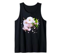 Soft Pink Cherry Blossom Branch Sakura Japan 2 Shapes Mania Tank Top