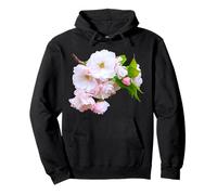 Soft Pink Cherry Blossom Branch Sakura Japan Shapes Mania Pullover Hoodie