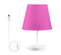 Soft Pink Desk Lamp Stylish Table Lamp for Home Office Adjustable LED Lighting Modern Design Perfect for Study Bedroom Nightstand Energy Efficient