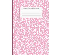 Soft Pink Marble Notebook, Aesthetic Wide Ruled Journal for School, Minimal Cute Composition Notebook, 6x9: Soft aesthetic marble design with clean ... pages for notes, journaling and daily writing