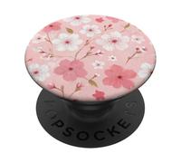 Soft Pink Pastel Cherry Blossoms Sakura Japanese Aesthetic PopSockets Adhesive PopGrip