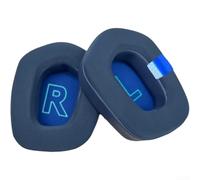 Soft Plaid Earmuffs for Logitech G733 G335 Wireless Headset - Cooling Gel Fabric Ear Pads to Prevent Heat Buildup - Lightweight 33g Pair(Blue)
