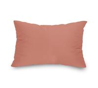 Soft Plain Pillow Case 2 Pack, Breathable Washable Bedding Pillow Covers, Plain Dyed Housewife Pillowcases, Blush Pink, (75X50 Cm)