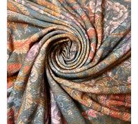 Soft Plain/Printed Cotton Jersey Stretch Knit T Shirt Baby Grow Craft Fabric Material 58'' - 150 cm Wide Sold As 1 Meter Pre - Cut Lengths (Vintage Floral) (LP101)