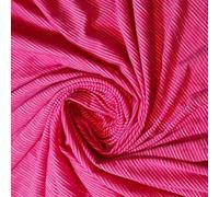 Soft Plain/Printed Cotton Jersey Stretch Knit T Shirt Baby Grow Craft Fabric Material 58" - 150 cm Wide Sold As 1 Meter Pre - Cut Lengths (Hot Pink Stripe)