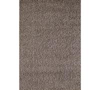 Soft Plain Thick Area Shaggy Rug - Taupe 60 X 110 Cm