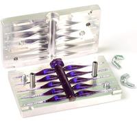 Soft Plastiс Mold Lure Making Injection Molds Fishing Lures Crappie 2'' 10 Cavity Aluminium