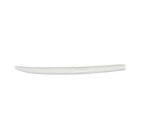 Soft Plastic Fishing Lures 8 Pcs 5.5" 2/5 Oz Artificial Salty Swim Worm Baits for Bass Wacky Rig Jig Freshwater Saltwater Fishing - White