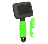 Soft plastic/metal bristle rodent brush Trixie