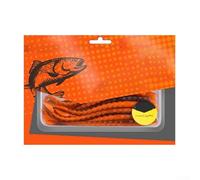 Soft Plastic Worms, Floating Swimbaits, 110mm Leaf-Tail Noodle Lures, Abrasion-Resistant Silicone Baits for Bass Perch Mullet in Fresh and Brackish Water(B)